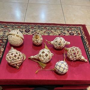 Pre-owned Lenox ornaments. Various.
